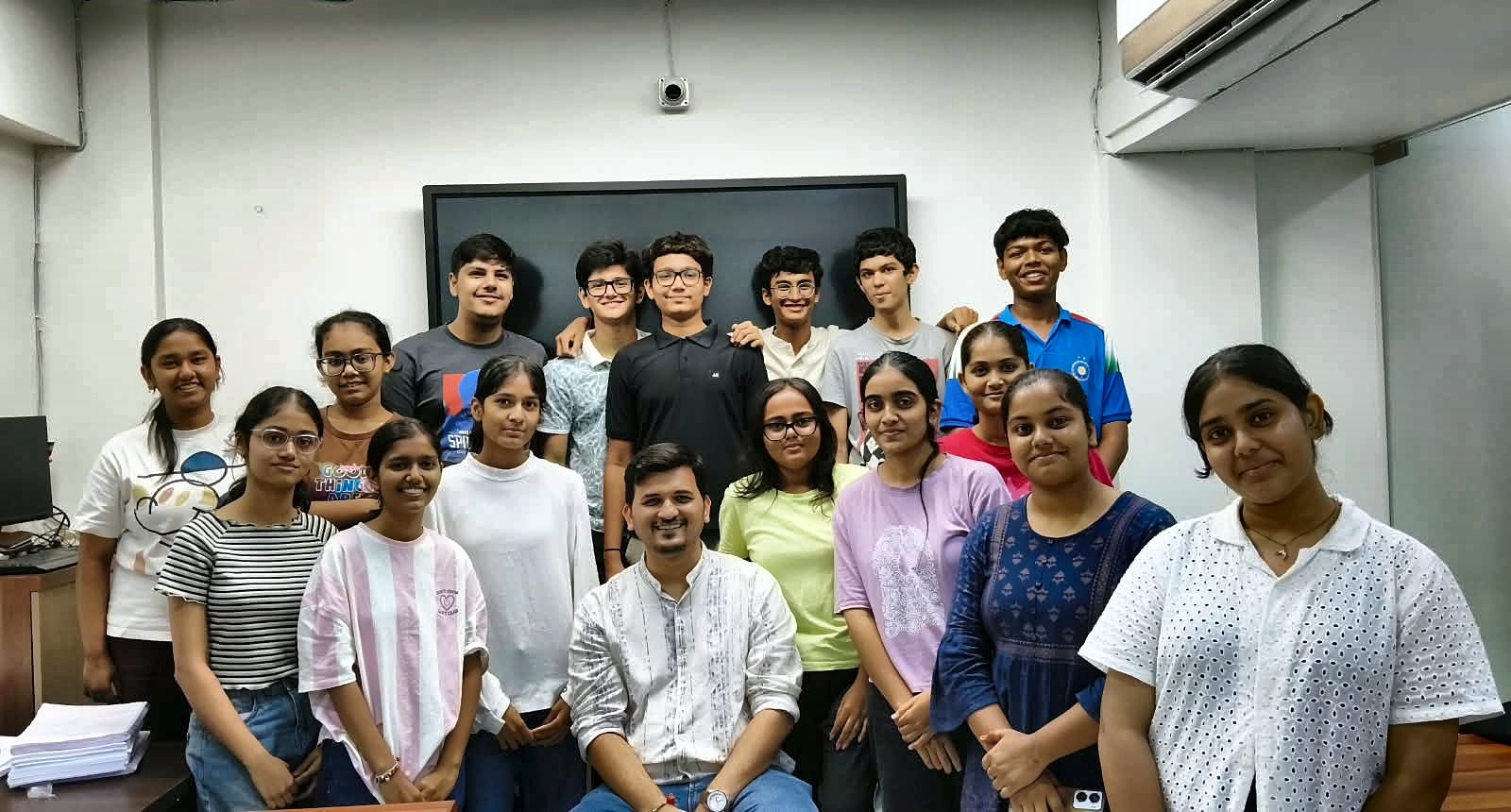 Students with Ronak Sir